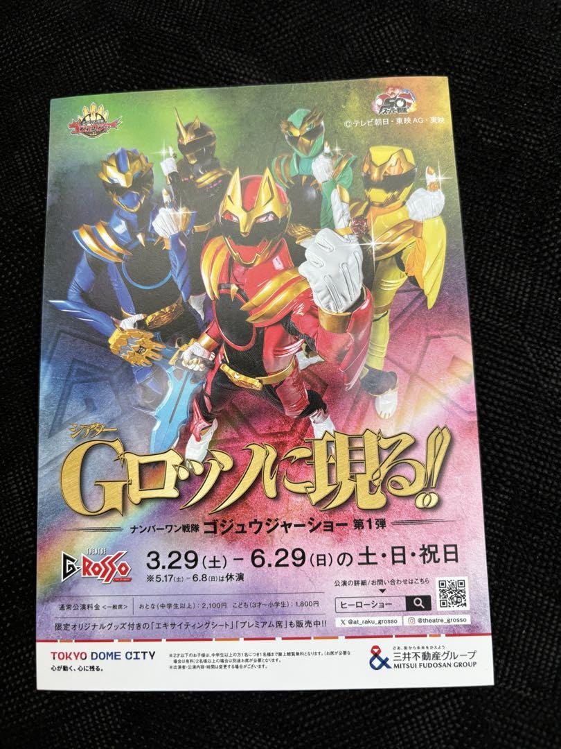 Amazon.co.jp: Gロッソ ゴジュウジャー 特典 ミニポスターカード 5人